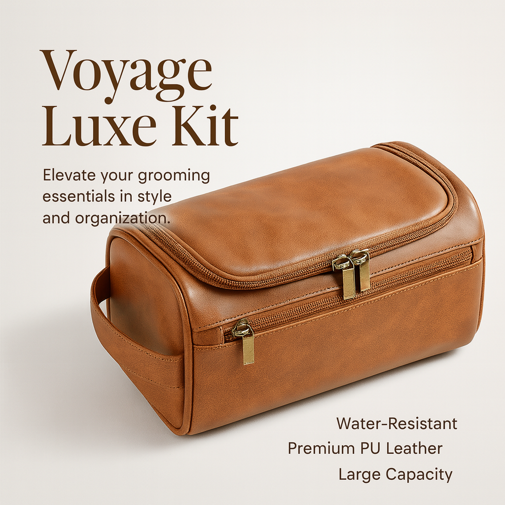 Premium Water-Resistant Hanging Toiletry Bag